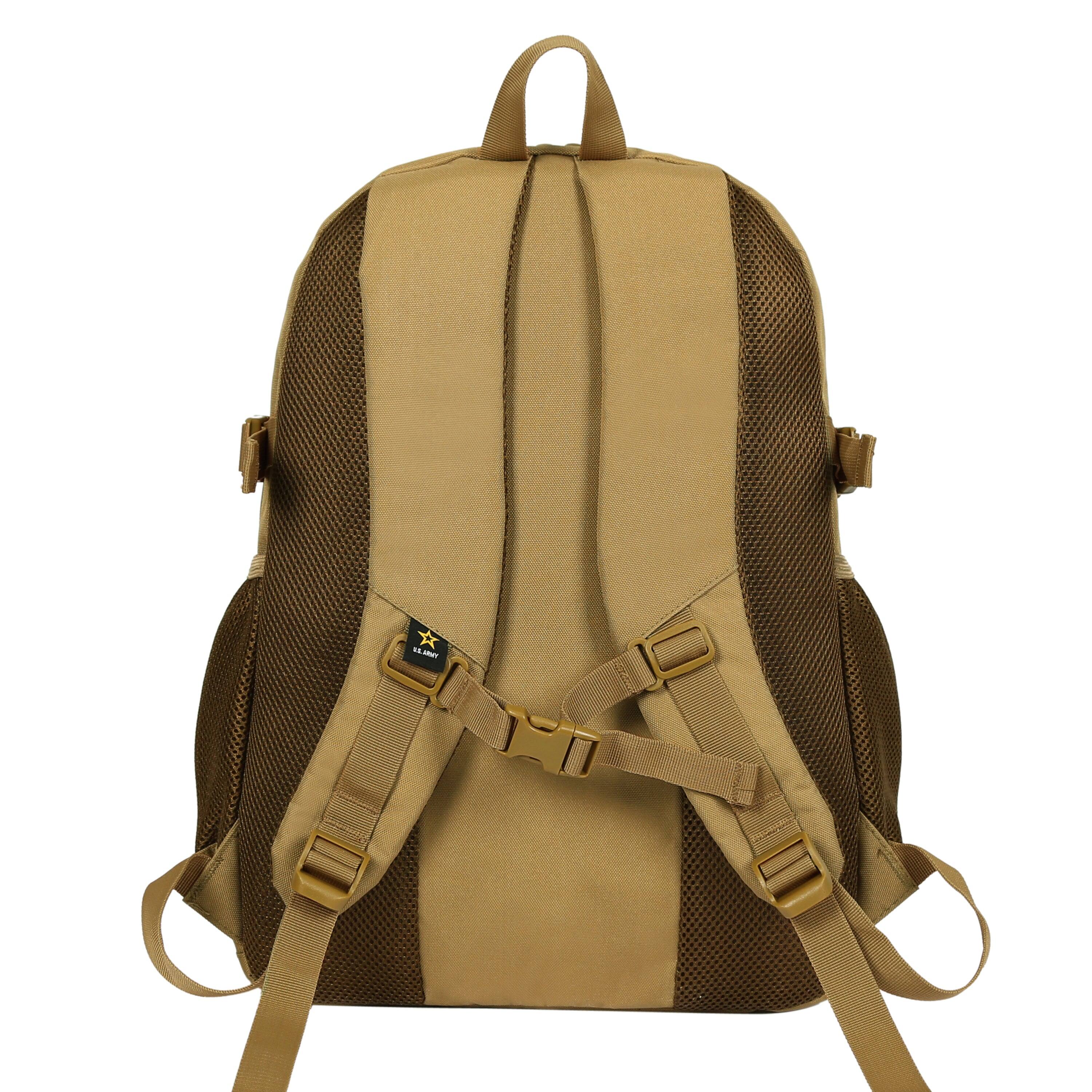 Angle. US Army - YANKEE Tactical Laptop Backpack - SAND.