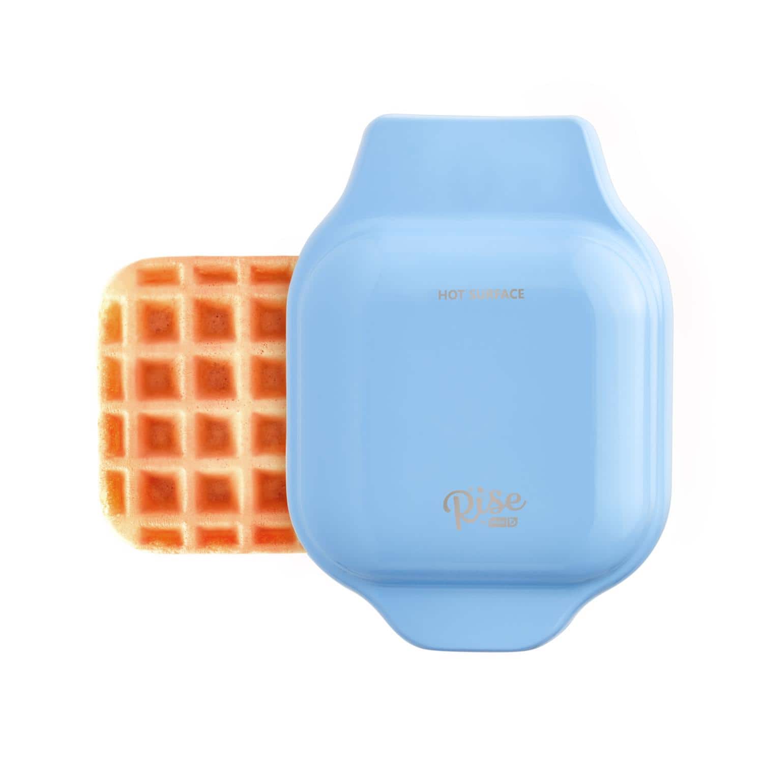 Rise by Dash 1 waffle Blue Plastic Waffle Maker - Gloss Blue