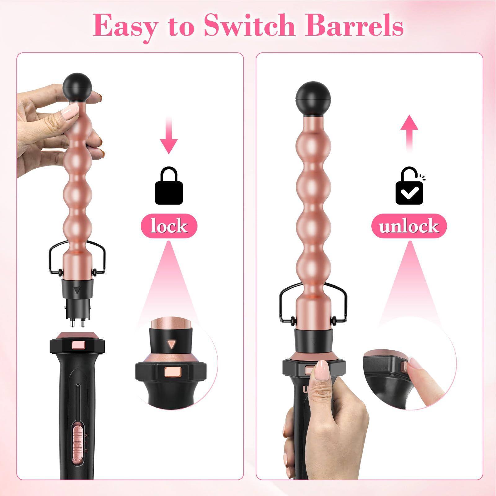 Easy to Switch Barrels

lock

unlock