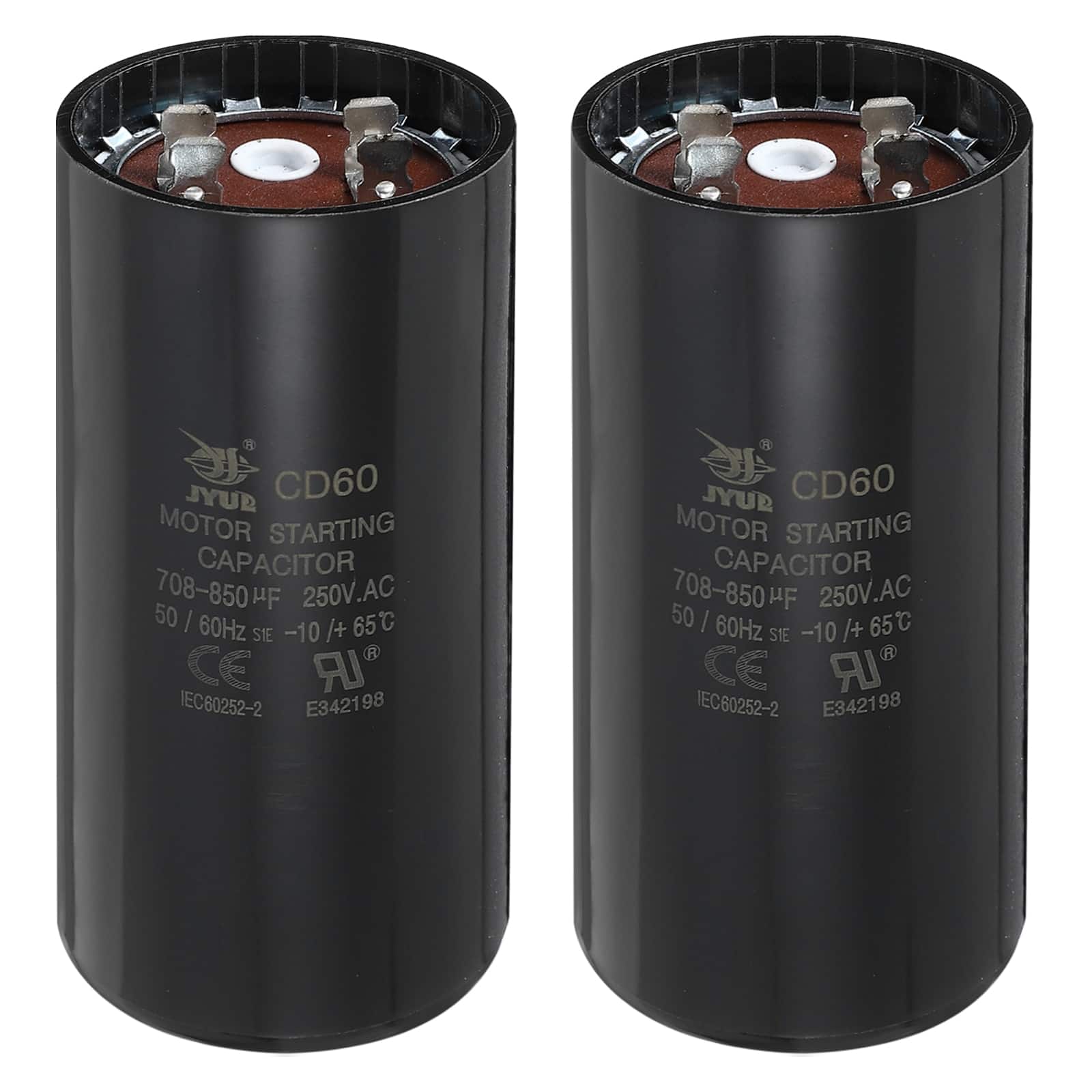 Unique Bargains - 2pcs CD60 Capacitor 708-850 Mfd, 250 VAC Run Motor Start for Electric Fan/Well Pump price history on PriceWatchPro
