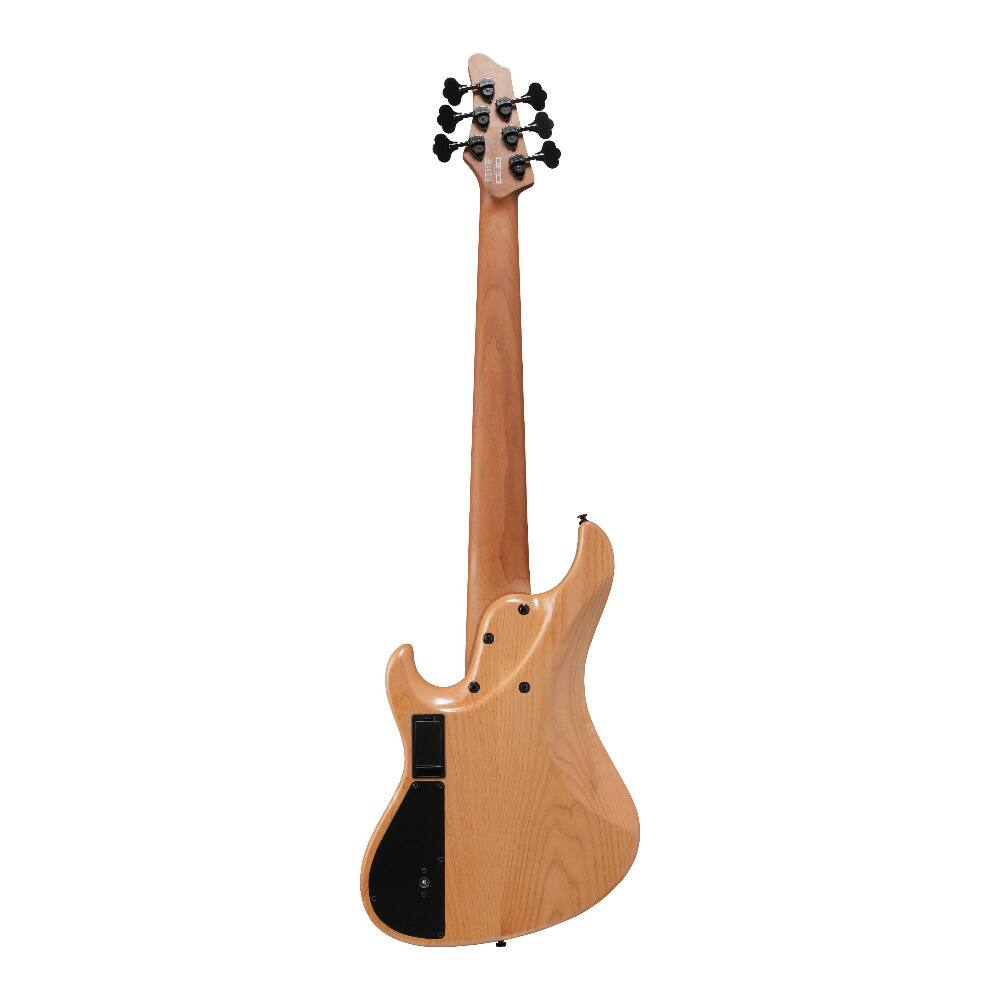 Angle. Ibanez - Ibanez MDM1606NML MDM 6str Electric Bass w/Bag - Natural Mocha Low Gloss.