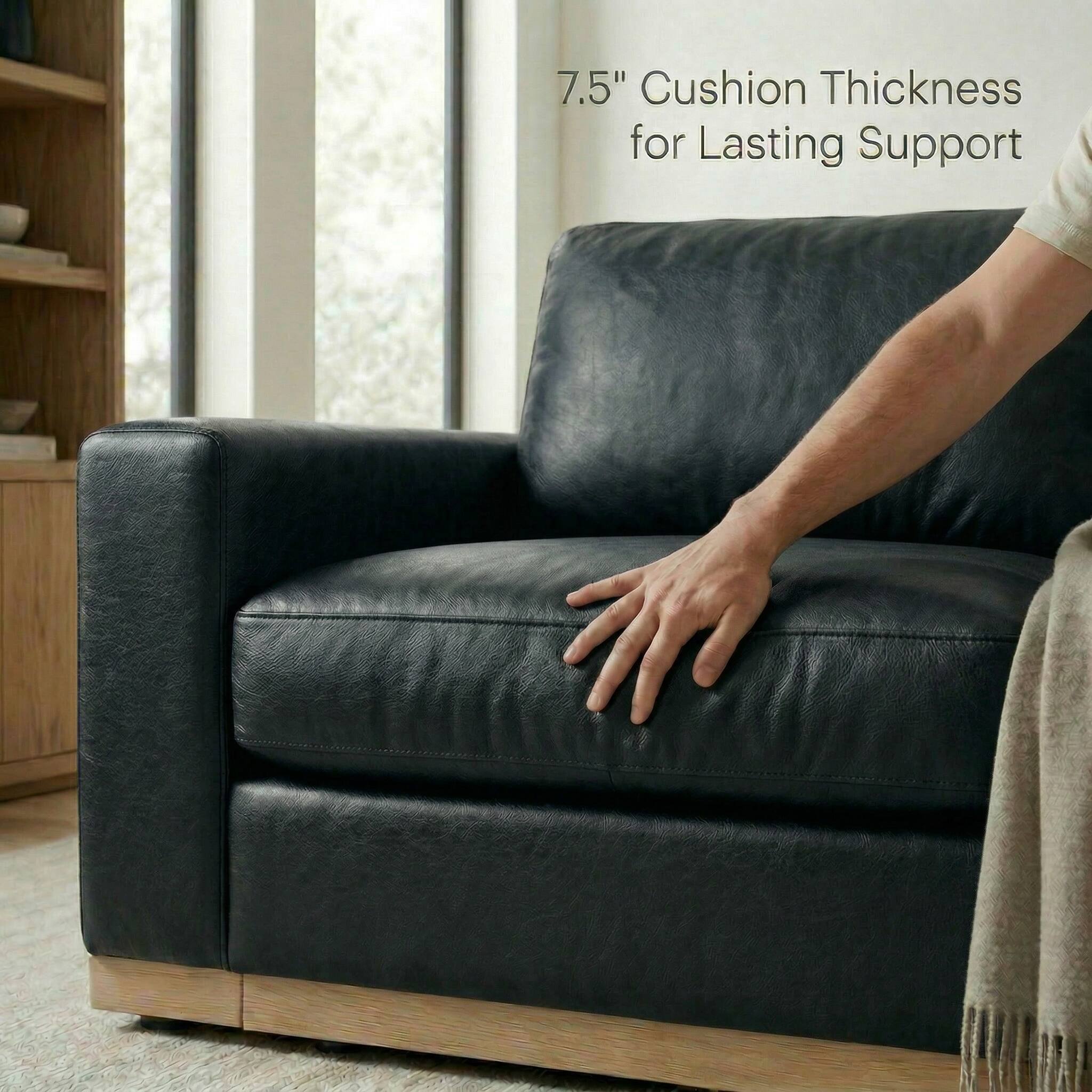 7.5" Cushion Thickness for Lasting Support