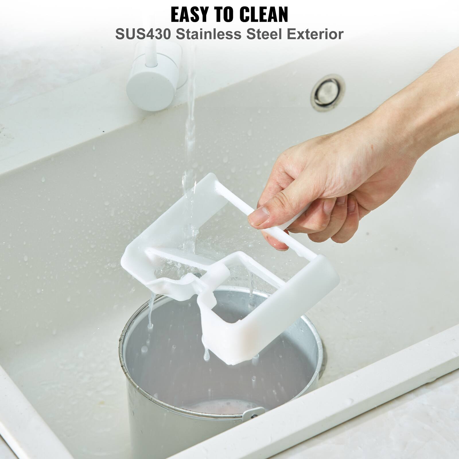 EASY TO CLEAN  
SUS430 Stainless Steel Exterior