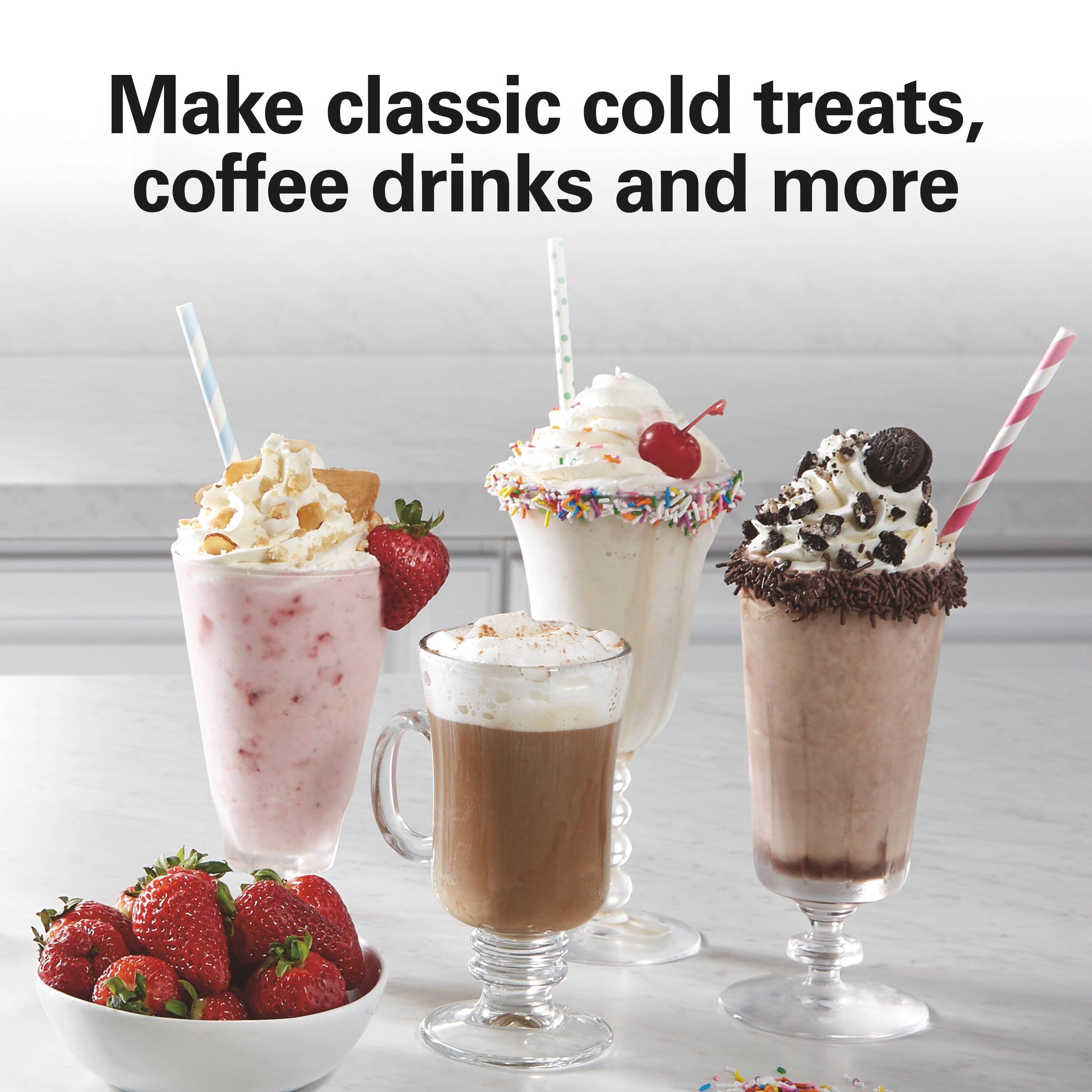 Make classic cold treats, coffee drinks and more