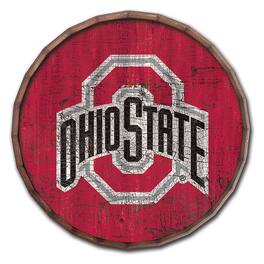 Fan Creations - Ohio State Buckeyes 24" Cracked Color Barrel Top Sign - Multicolor