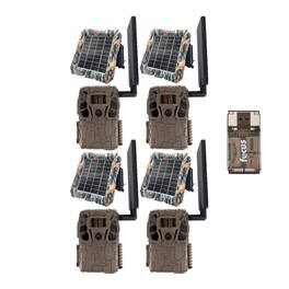Browning - Defender Wireless Vision Pro HD Livestream Trail Camera (4-Pack) Bundle