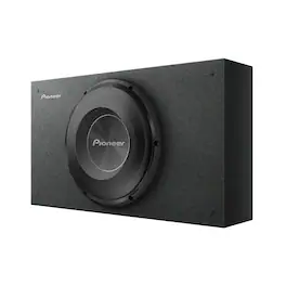 Pioneer - TS-A2500LB - A-Series 10" Shallow Loaded Subwoofer Enclosure, 300W RMS, 1200W Max, Single 2-Ohm Voice Coil - Black
