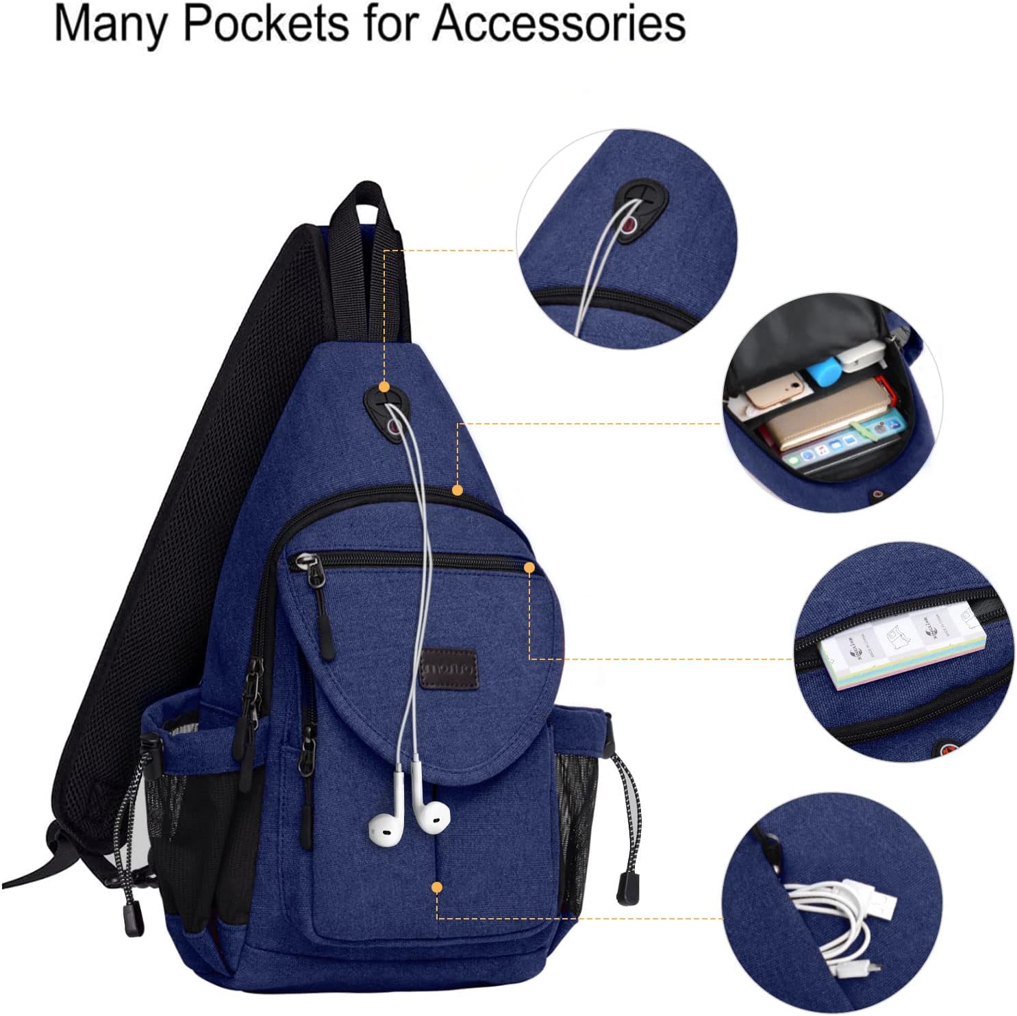 Many Pockets for Accessories