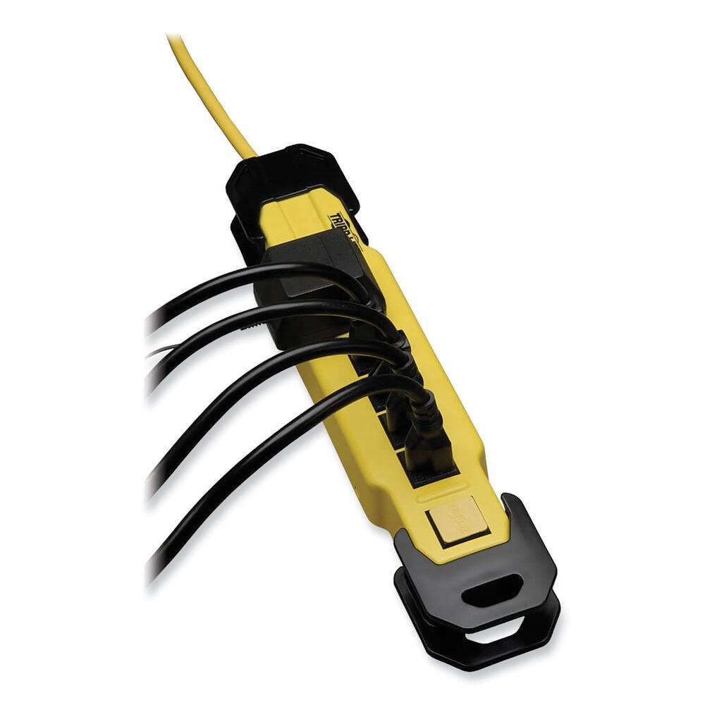 Alt View 1. Tripp Lite - Tripp Lite TLM609GF 6 Outlets 9 ft. Cord Power It! Safety Power Strip with GFCI Plug - Yellow/Black - Yellow/Black.