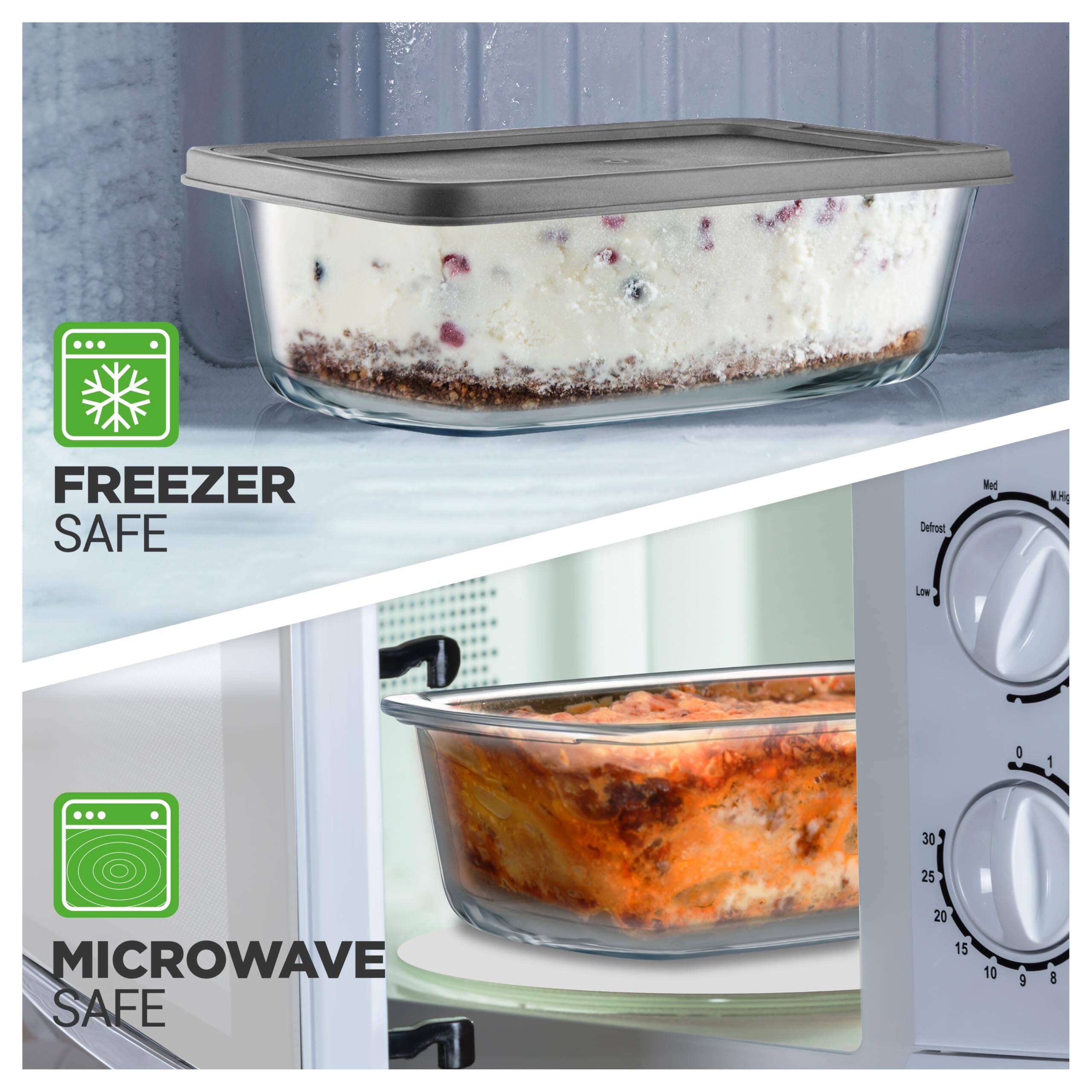 FREEZER SAFE  
MICROWAVE SAFE