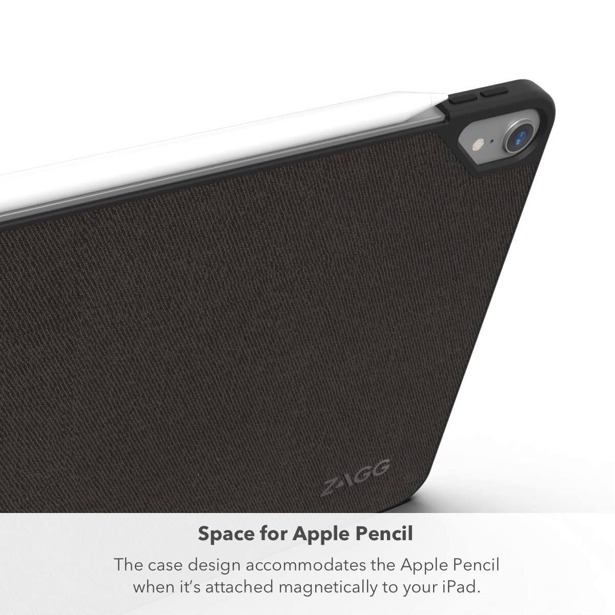 ZAGG Space for Apple Pencil

The case design accommodates the Apple Pencil when it's attached magnetically to your iPad.