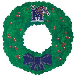 Fan Creations - Memphis Tigers 16'' Team Wreath Sign - Green