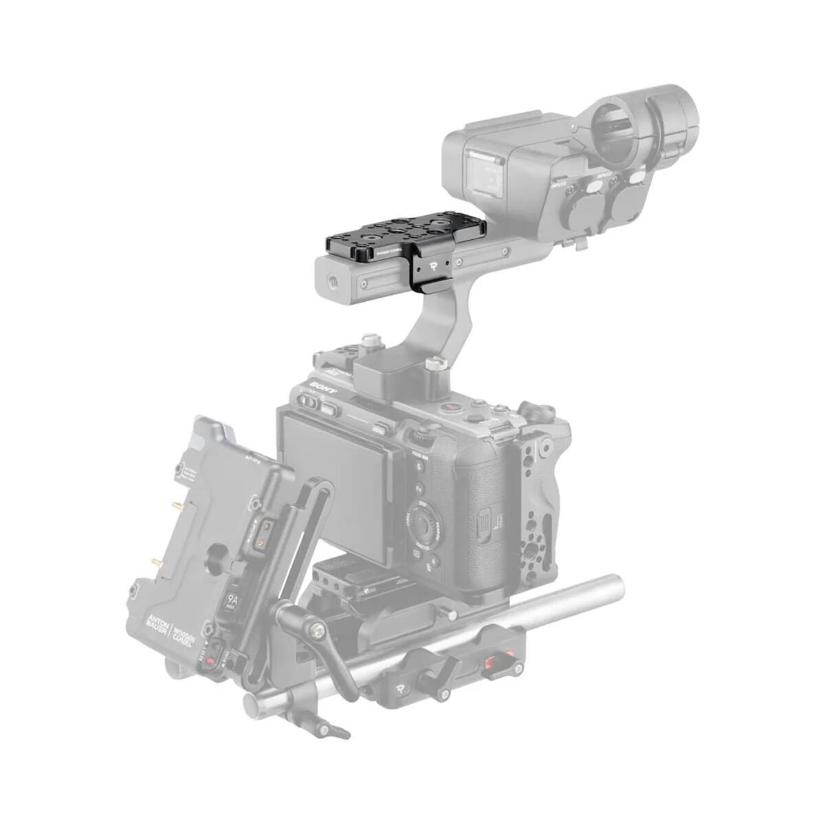 Alt View 1. Wooden Camera - Wooden Camera Cheese Plate for Sony FX3/FX30 Cage Handle.