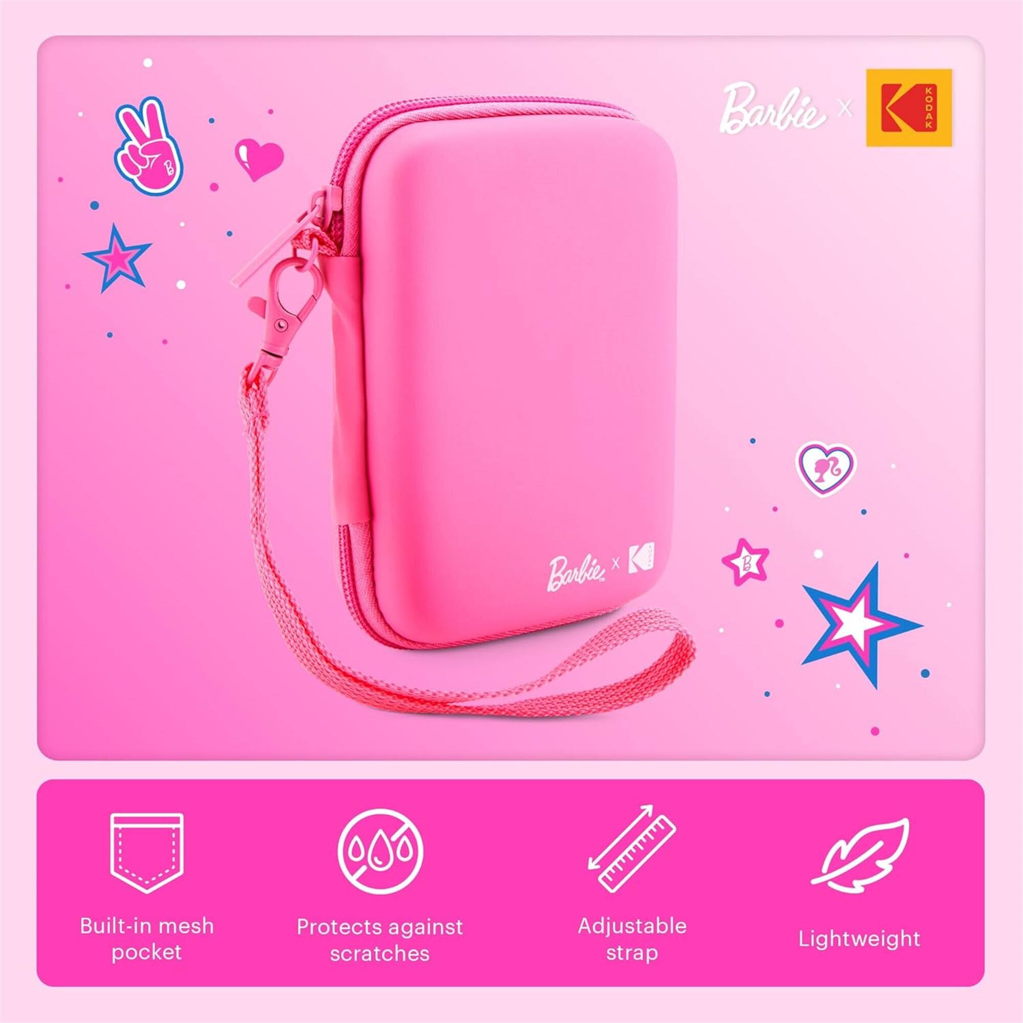 Barbie x ASOOA

- Built-in mesh pocket
- Protects against scratches
- Adjustable strap
- Lightweight