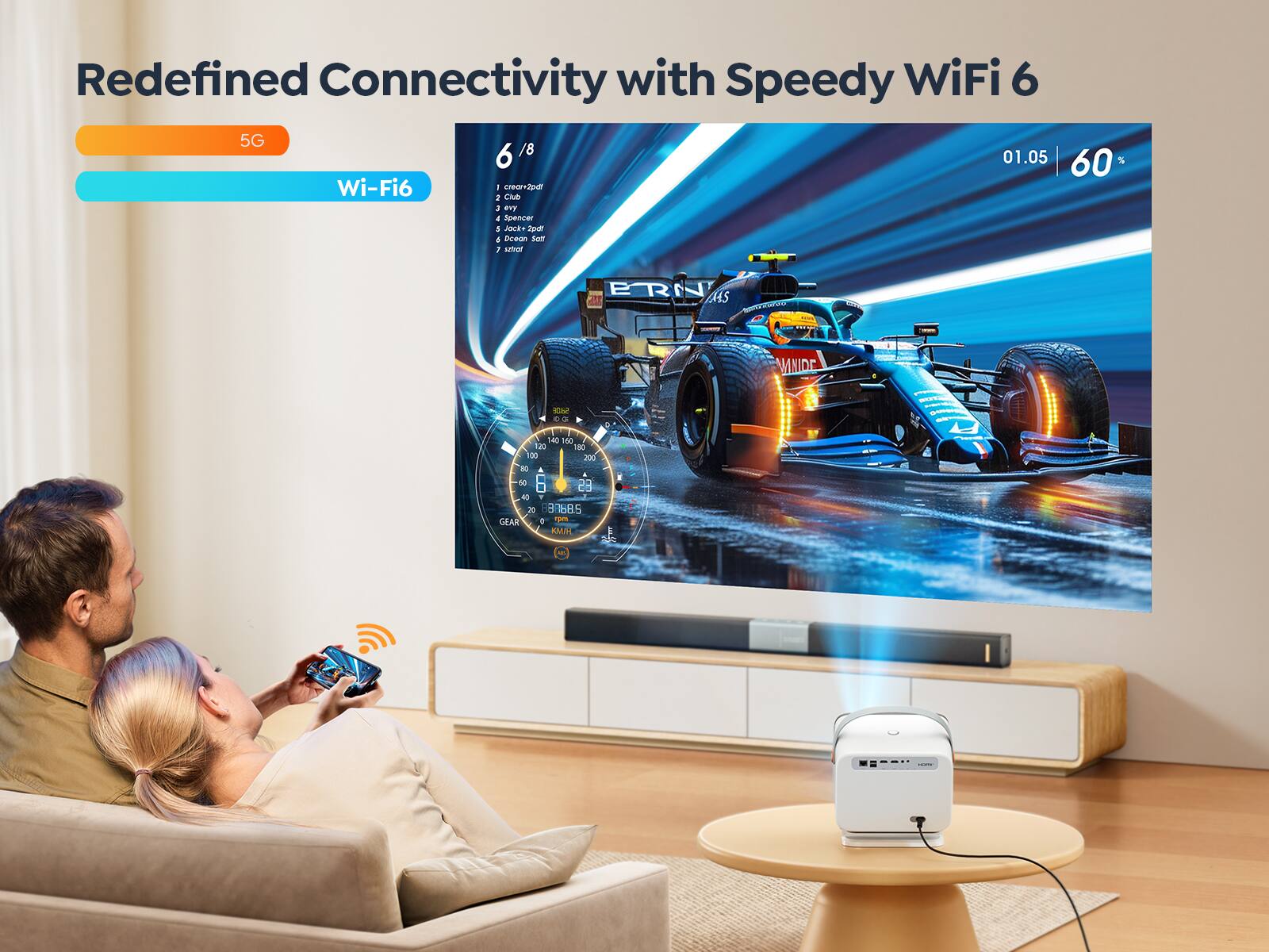 Redefined Connectivity with Speedy WiFi 6

5G
Wi-Fi6
6/8
01.05 | 60%