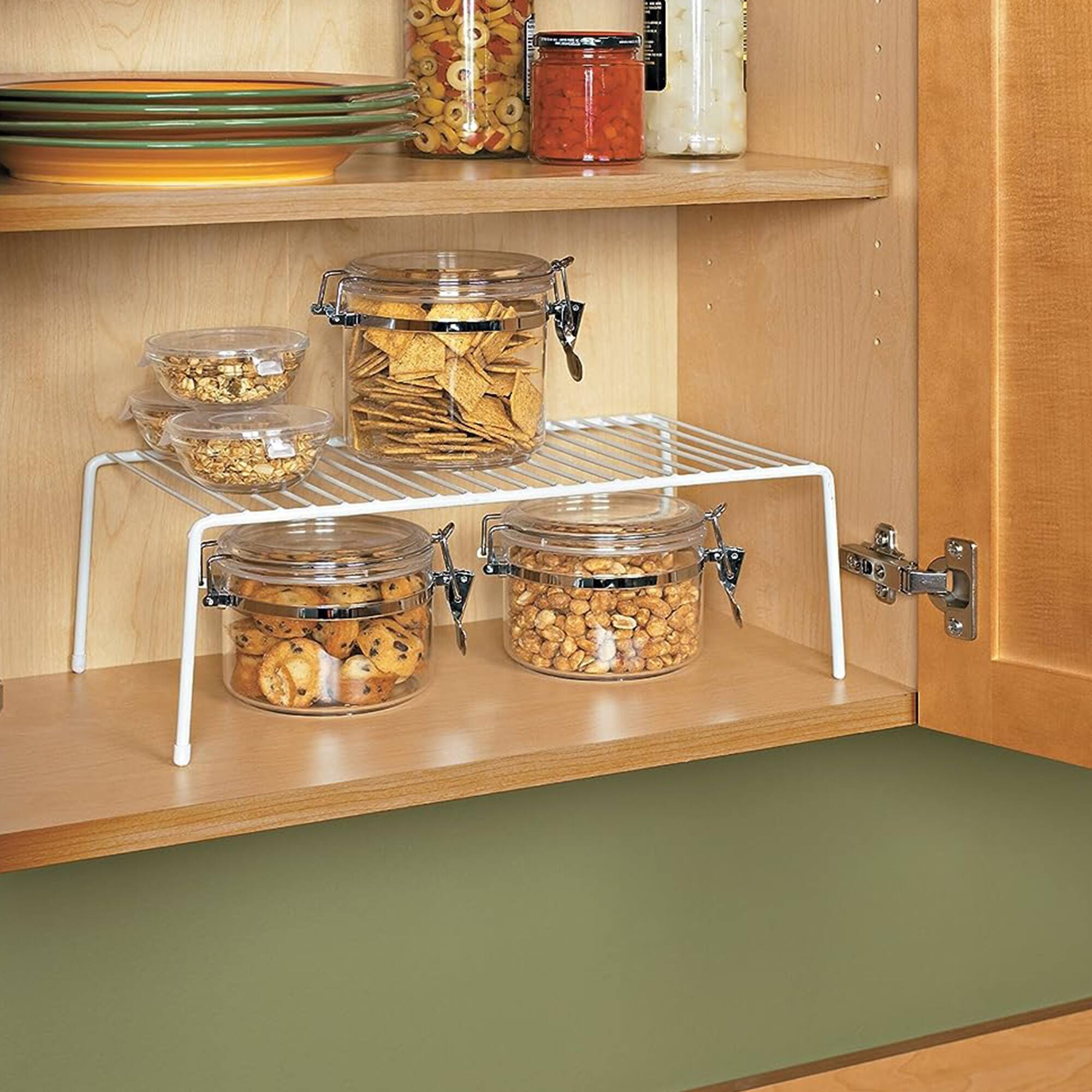 Alt View 5. ClosetMaid - ClosetMaid 16.25'' x 8.38'' x 5.68'' Large Wire Shelf Rack Organizer Unit, White - White.