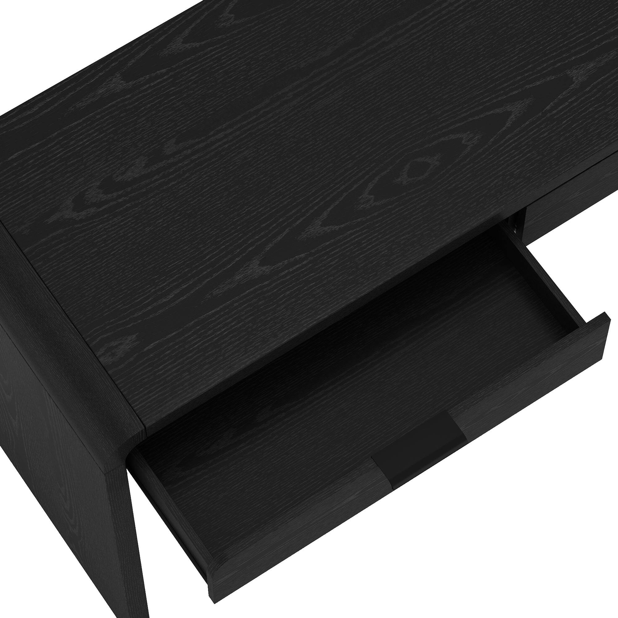Alt View 1. Manhattan Comfort - Grace Modern 54" Office Desk - Black and Gold.