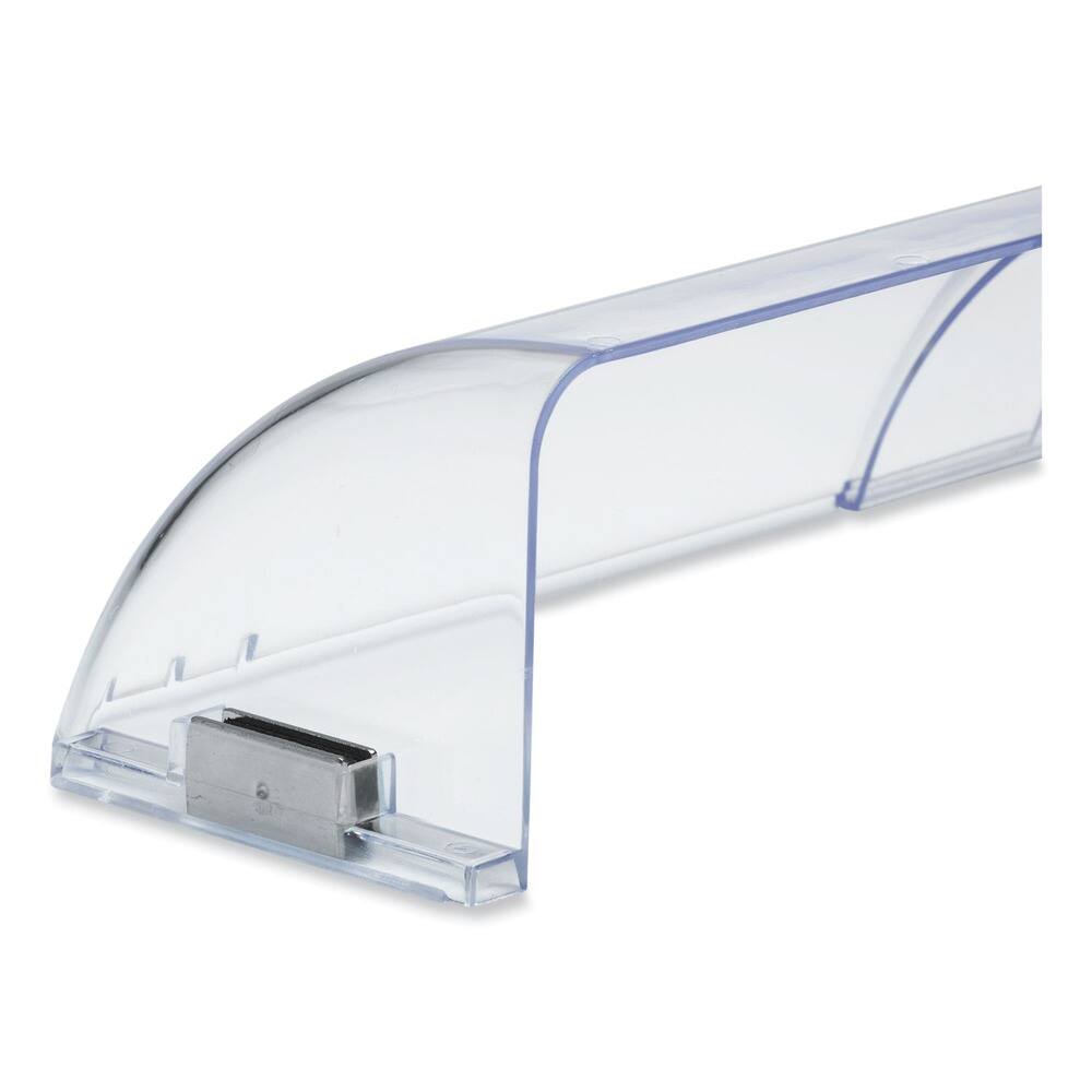 Angle. Deflecto - Deflecto 50 3.87 in. x 9 in. x 2.75 in. Premium Unbreakable Air Deflector - Clear - Clear.