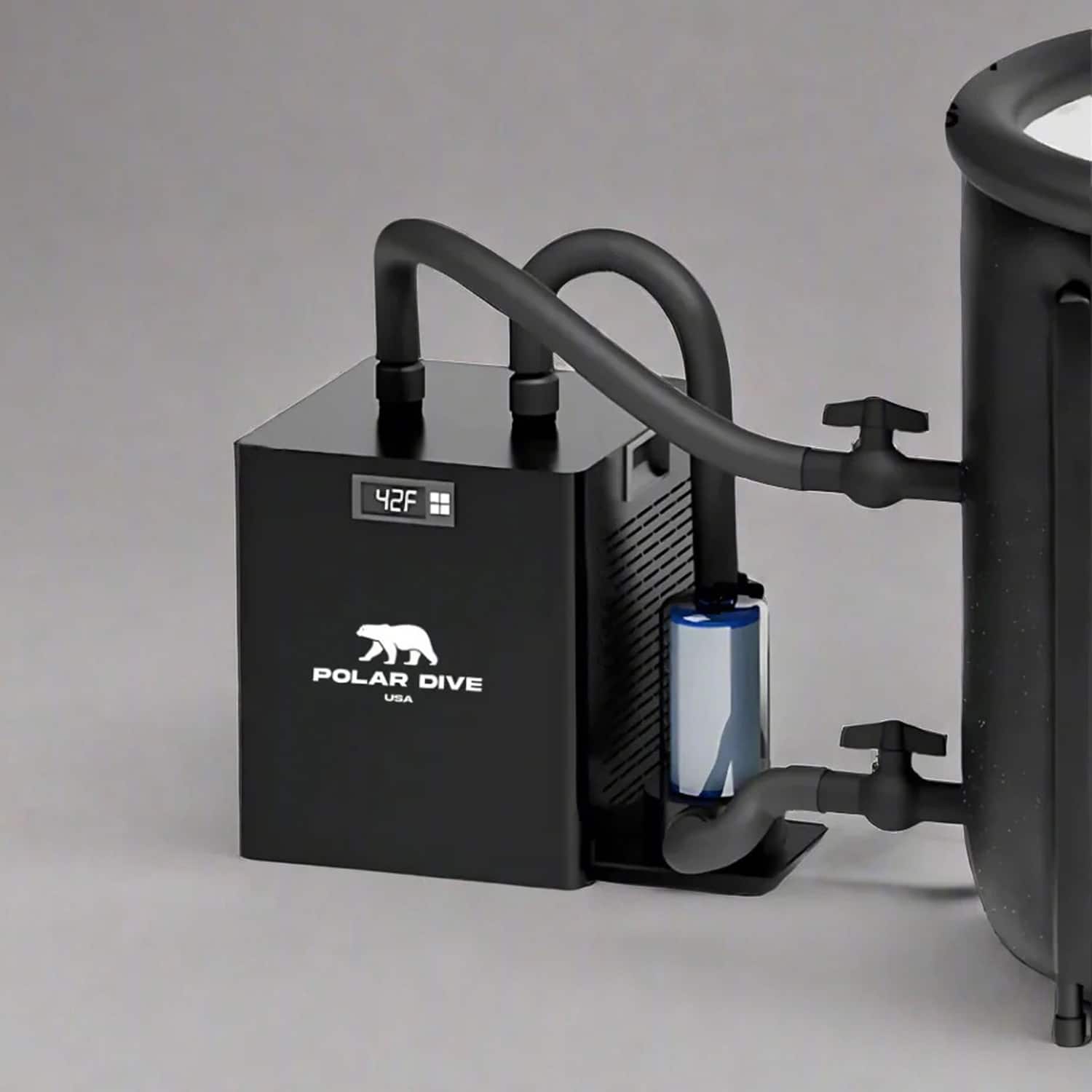 POLAR DIVE USA - 18 V5 Water Chiller For Ice Baths - Black