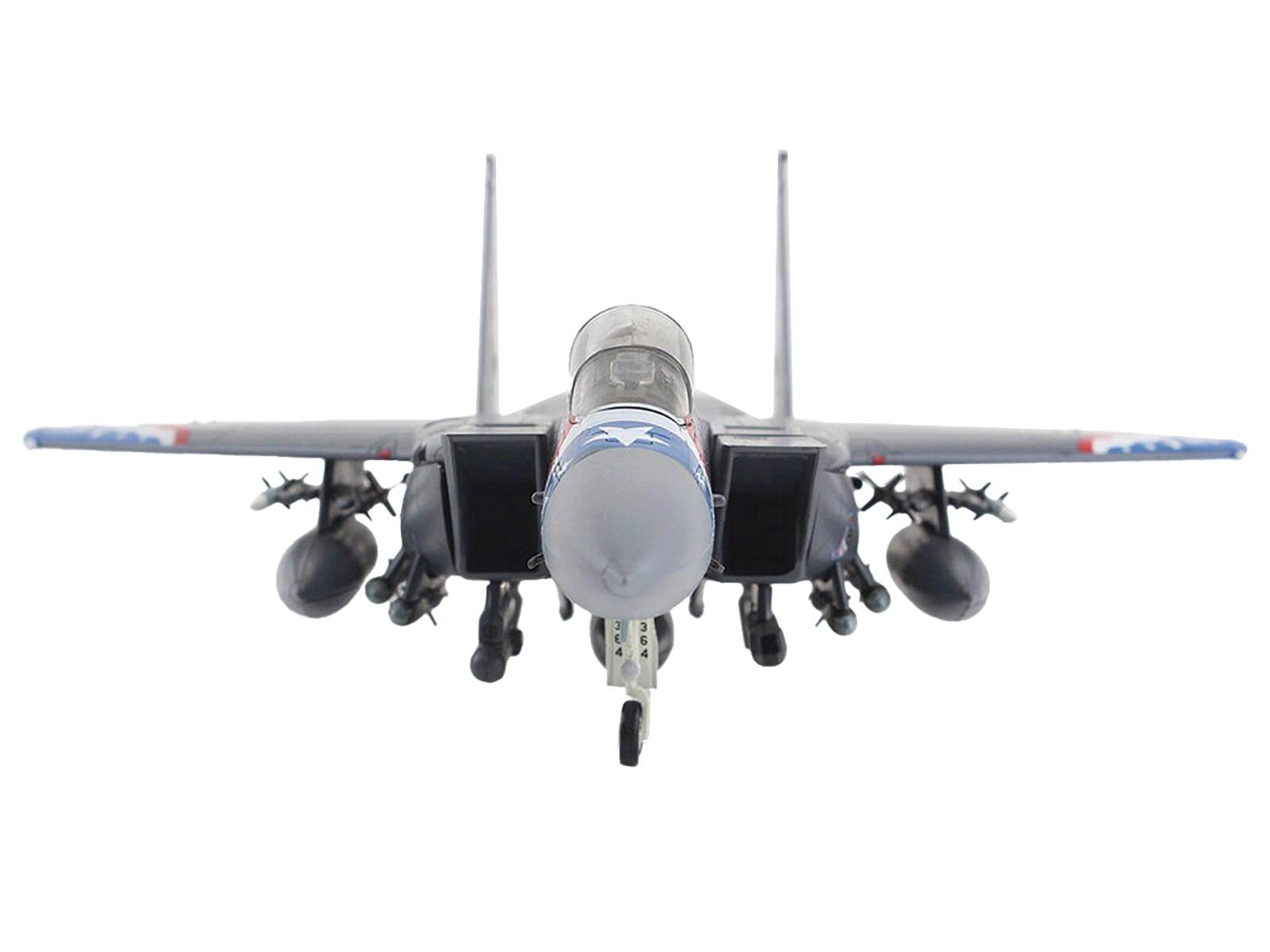 Left. Hobby Master - McDonnell Douglas F-15E Strike Eagle "Liberator 48th Fighter Wing" USAF 2022 "Air Power Series" 1/72 - Grey.