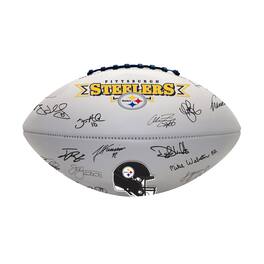 Logo Brands - Pittsburgh Steelers Legends Signature Football - Black