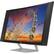 Left. HP - Pavilion 27" VA Curved HD Monitor - Black/Silver.