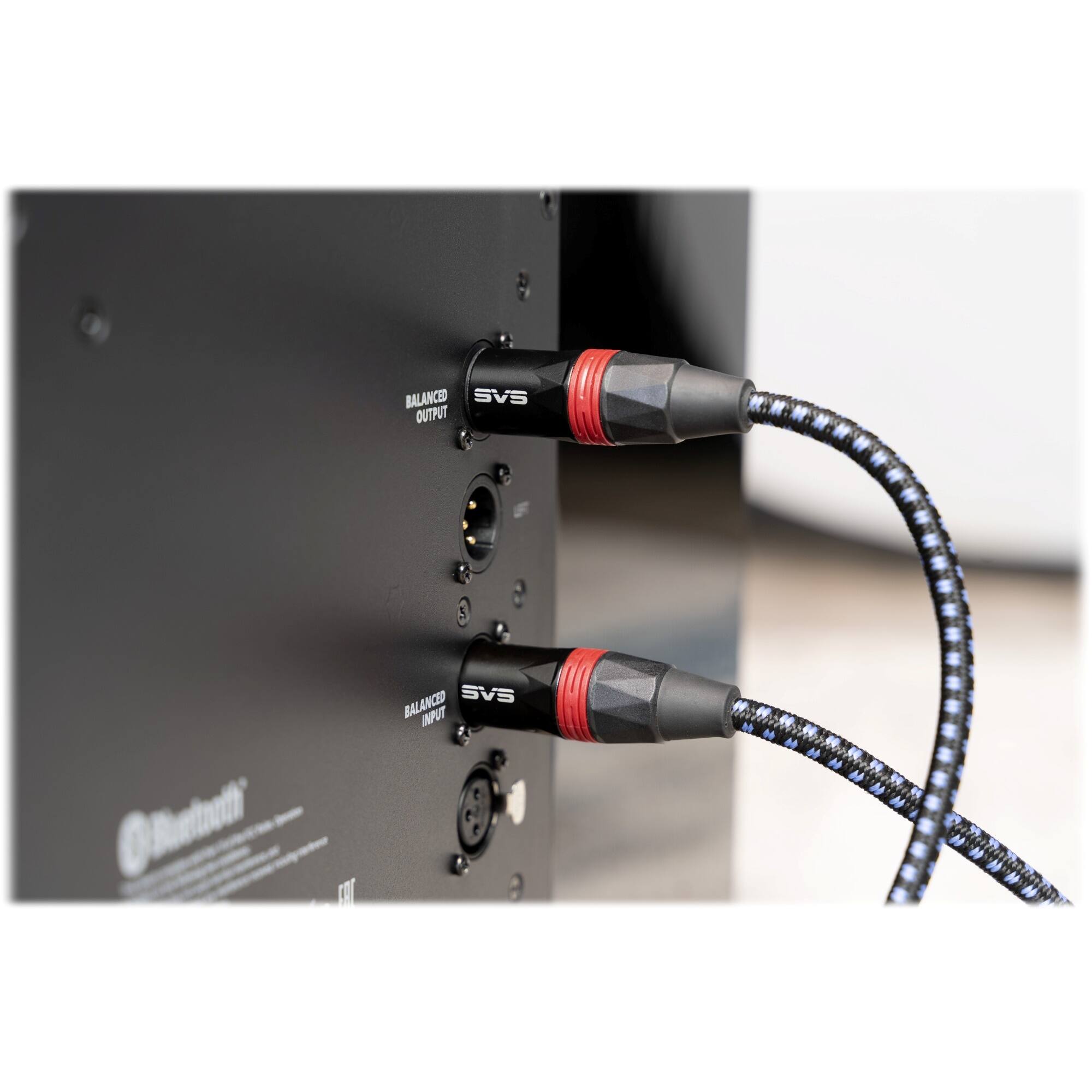 Alt View 14. SVS - SoundPath 6.56' Balanced XLR Audio Cable (2-Pack) - Blue/Black.