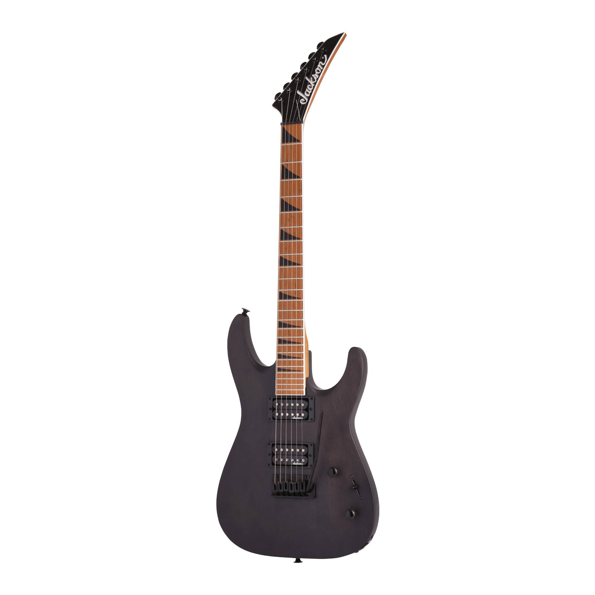 Left. Jackson - Jackson JS Series Dinky Arch Top JS24 DKAM Electric Guitar (Black Stain).