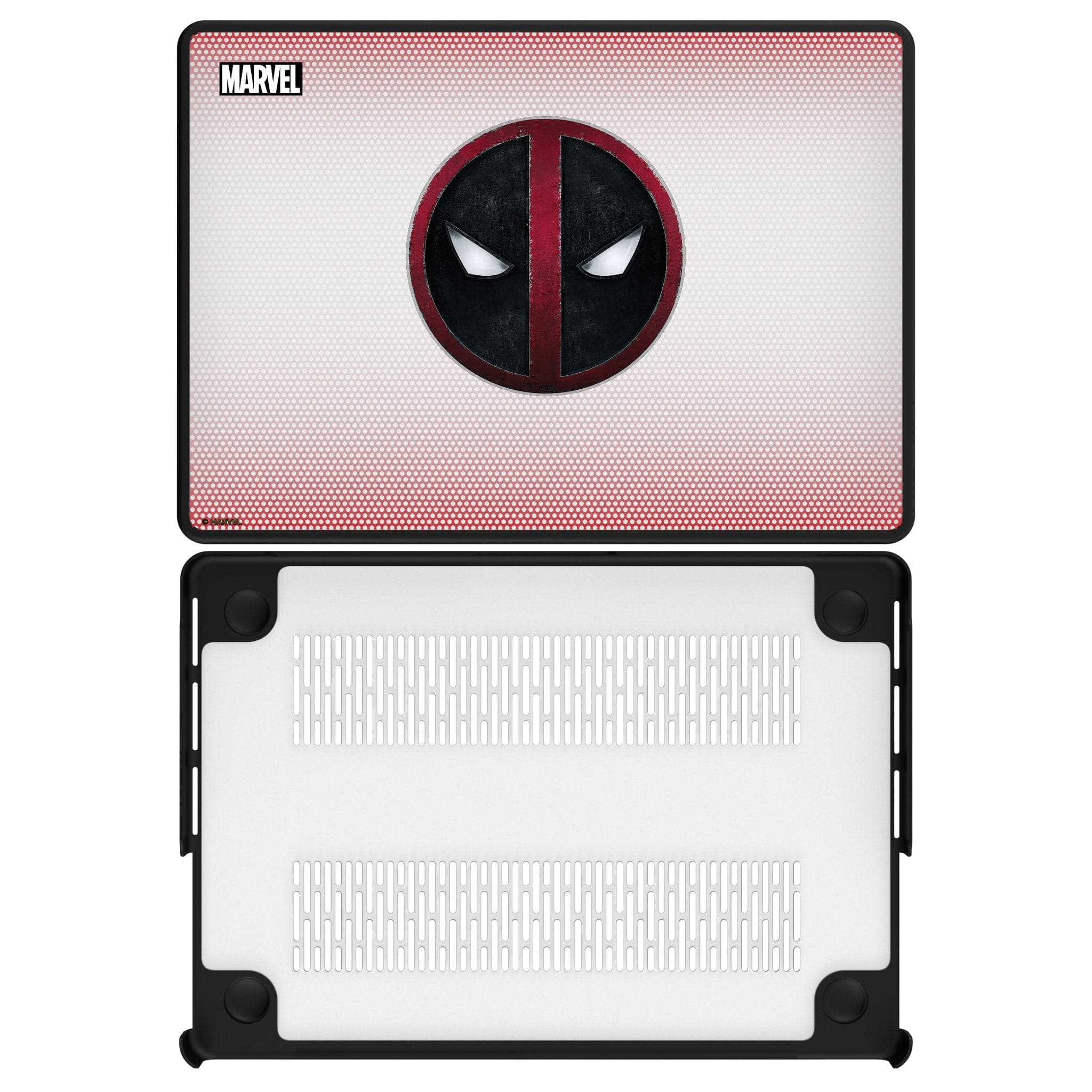 Keyscaper - Marvel Grid Laptop Case - Apple MacBook Pro (13-inch, 2020) - Deadpool