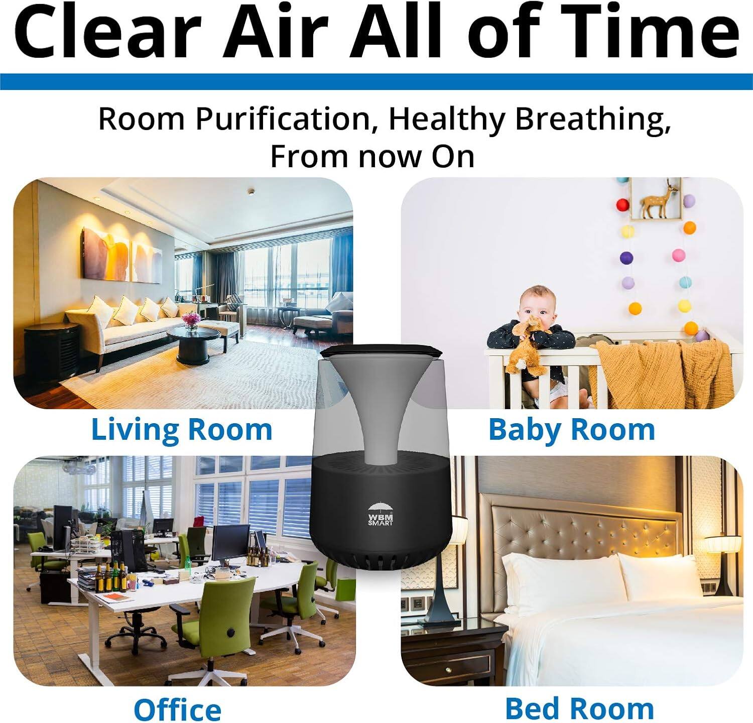 Clear Air All of Time

Room Purification, Healthy Breathing, From now On

Living Room

Baby Room

Office

Bed Room