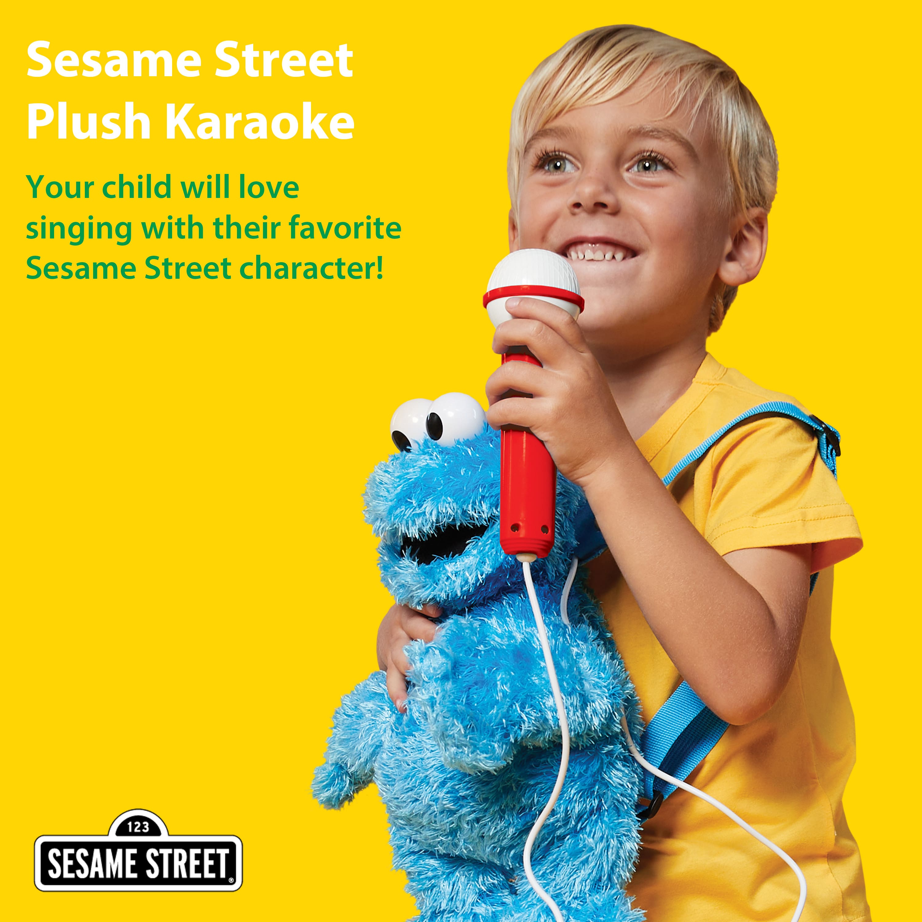 Sesame Street Plush Karaoke: Your child will love singing with their favorite Sesame Street character!
