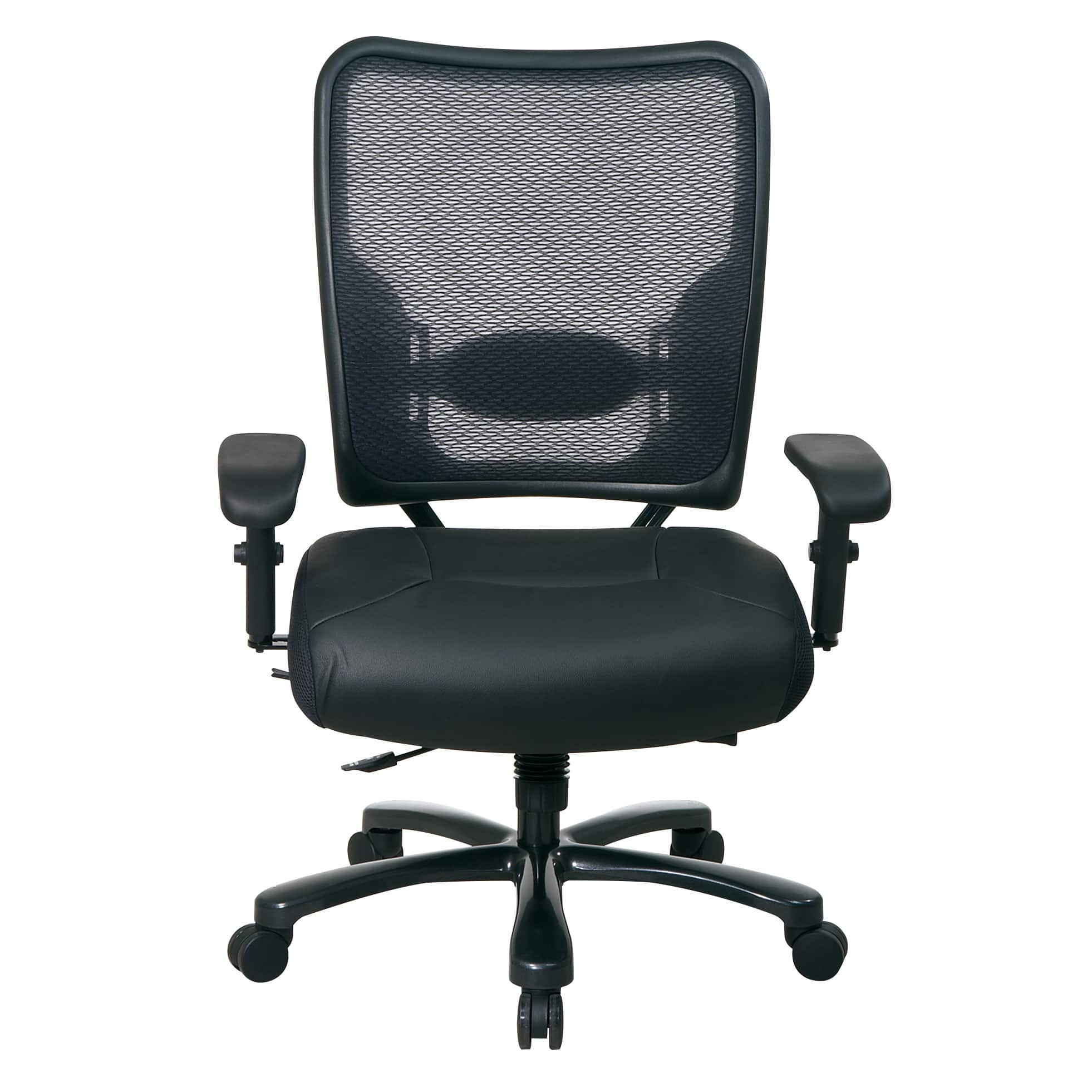Office Star Products - Big & Tall AirGrid® Back Chair - Black