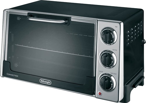 Best Buy: DeLonghi 0.7 Cu. Ft. Convection Toaster Oven Black 