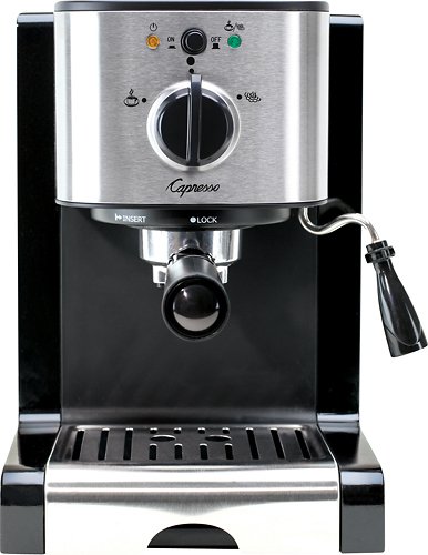 Capresso EC100 Espresso Machine with 15 bars of pressure, Milk