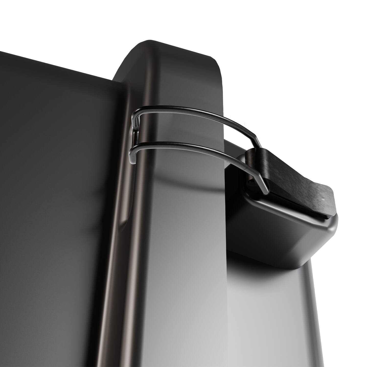 Back. Storm Shell - XL Weatherproof 44" Outdoor TV and Soundbar Enclosure - Black.