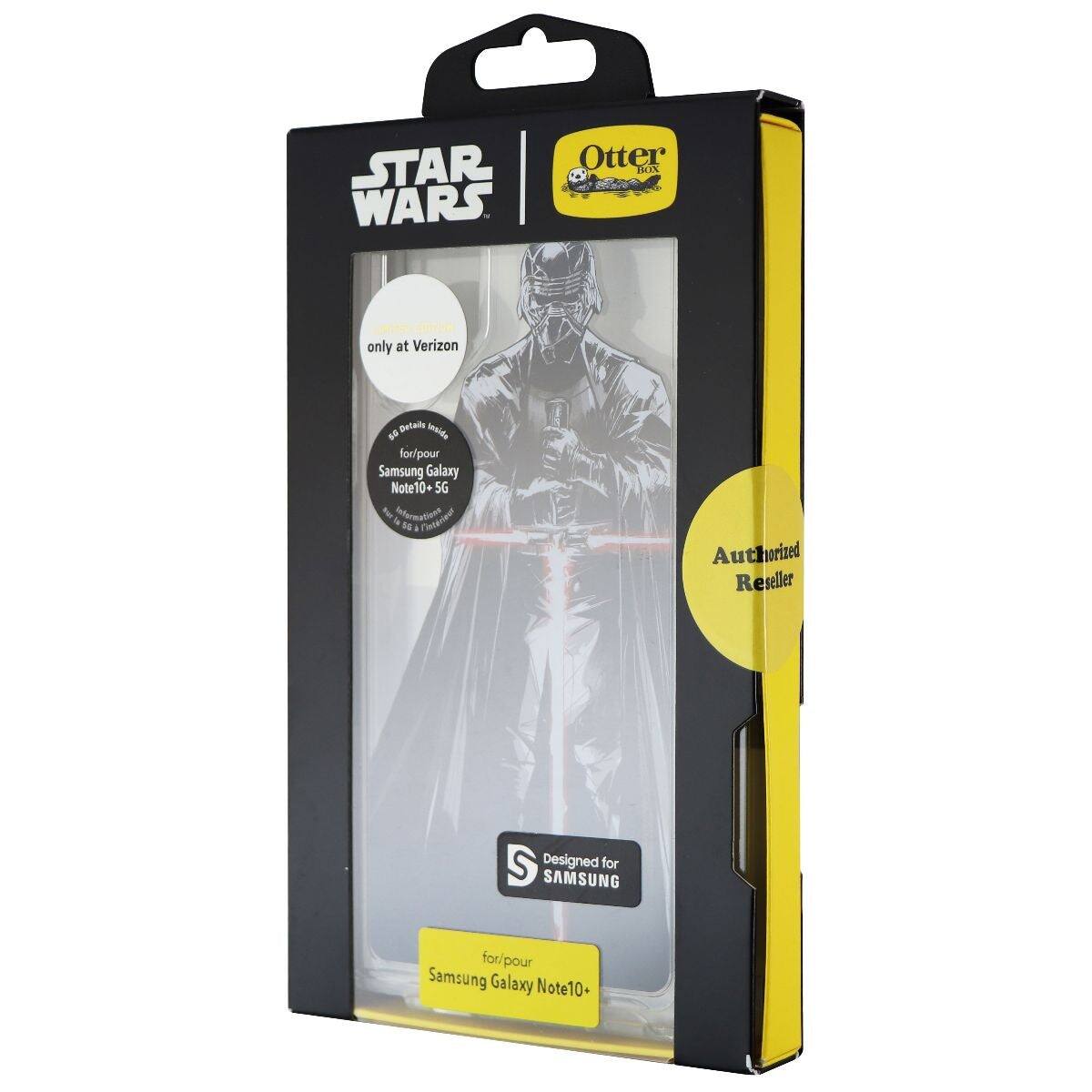 STAR WARS Otter BOX C - WARS only at Verizon for/pour Samsung Galaxy Note10+ 5G - Momationg l N I Potern Authorized Reseller S Designed for SAMSUNG for pour Samsung Galaxy Note10+