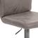 Alt View 17. CorLiving - Palmer Adjustable High Back Barstool (set of 2) - Grey.