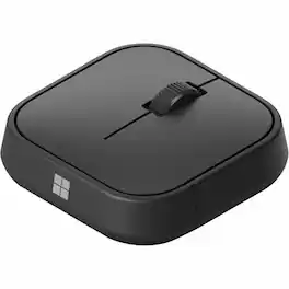 Microsoft - Adaptive Mouse For Business - Wireless - Bluetooth - Rechargeable - USB 2.0 Type C - Symmetrical - Wireless - Black