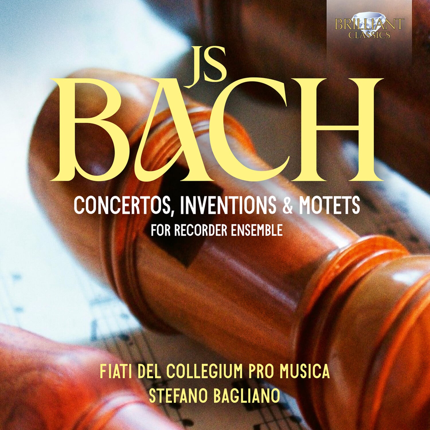 Collegium Pro Musica - J.S. Bach: Concertos, Inventions & Motets for Recorder Ensemble   - COMPACT DISCS [CD]