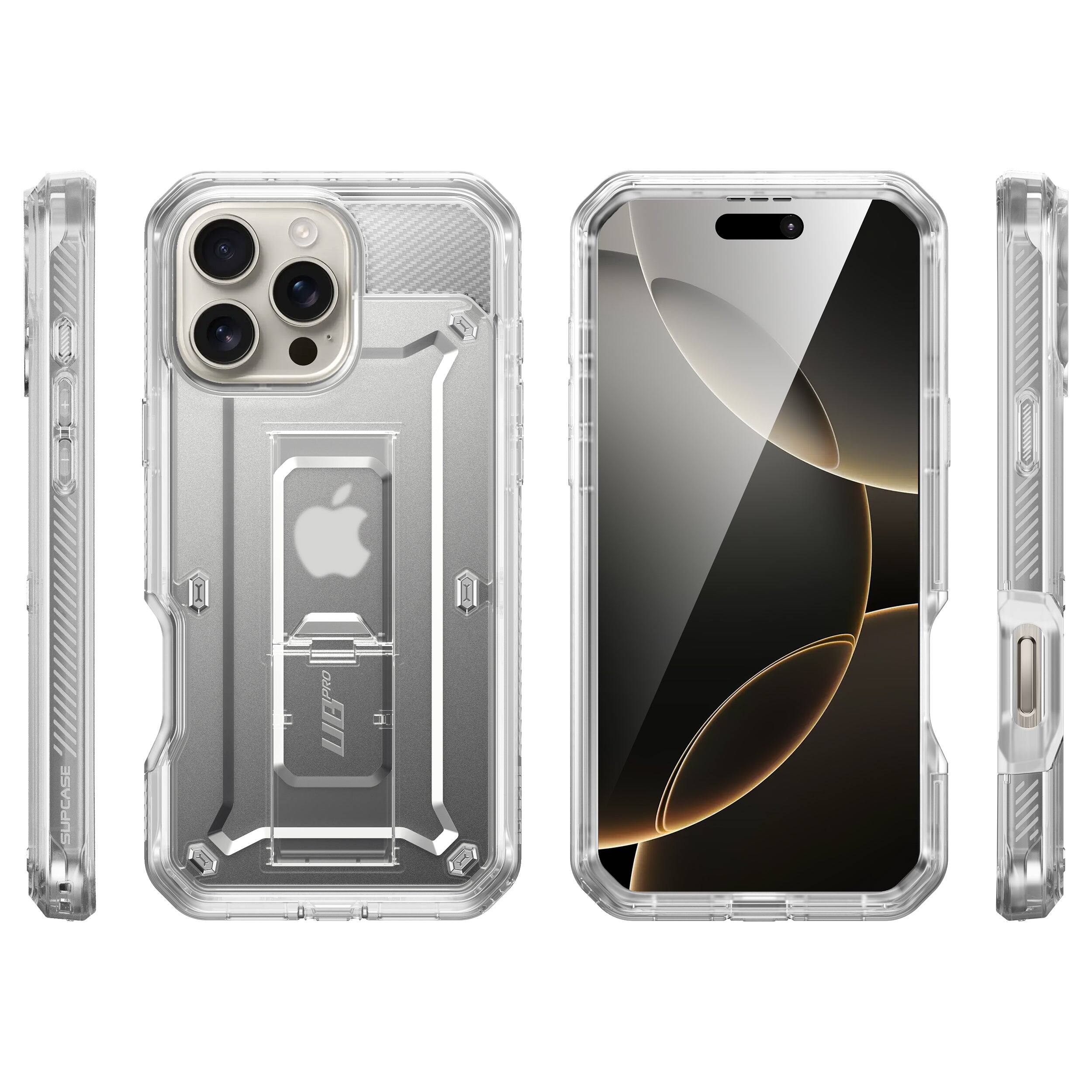 Alt View 7. SUPCASE - iPhone 16 Pro Max 6.9 inch Unicorn Beetle PRO Rugged Case - Clear.