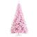 Alt View 19. Costway - 7.5FT Pre-Lit Snow Flocked Christmas Tree 1100 Tips with 450 Lights & 8 Modes - Pink.
