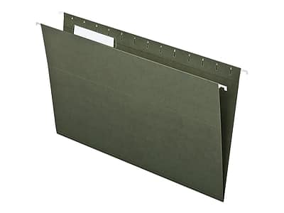 Pendaflex - Recycled Hanging File Folders, 1/3-Cut Tab, Legal Size, Standard 25/Box (PFX 81621) - Green price history on PriceWatchPro