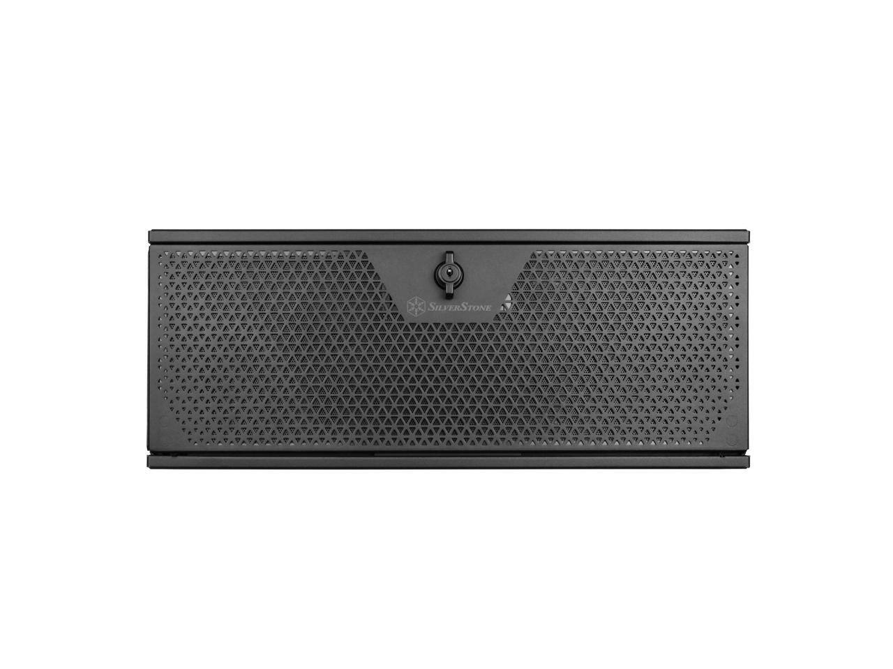 Alt View 2. SilverStone - Silverstone RM44 4U rackmount server chassis with enhanced liquid cooling compatibility - Silver.