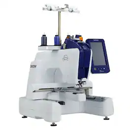 Brother - Persona PRS100 Single Needle Embroidery Machine with 4-Spool Thread Stand and Free Arm Embroidery