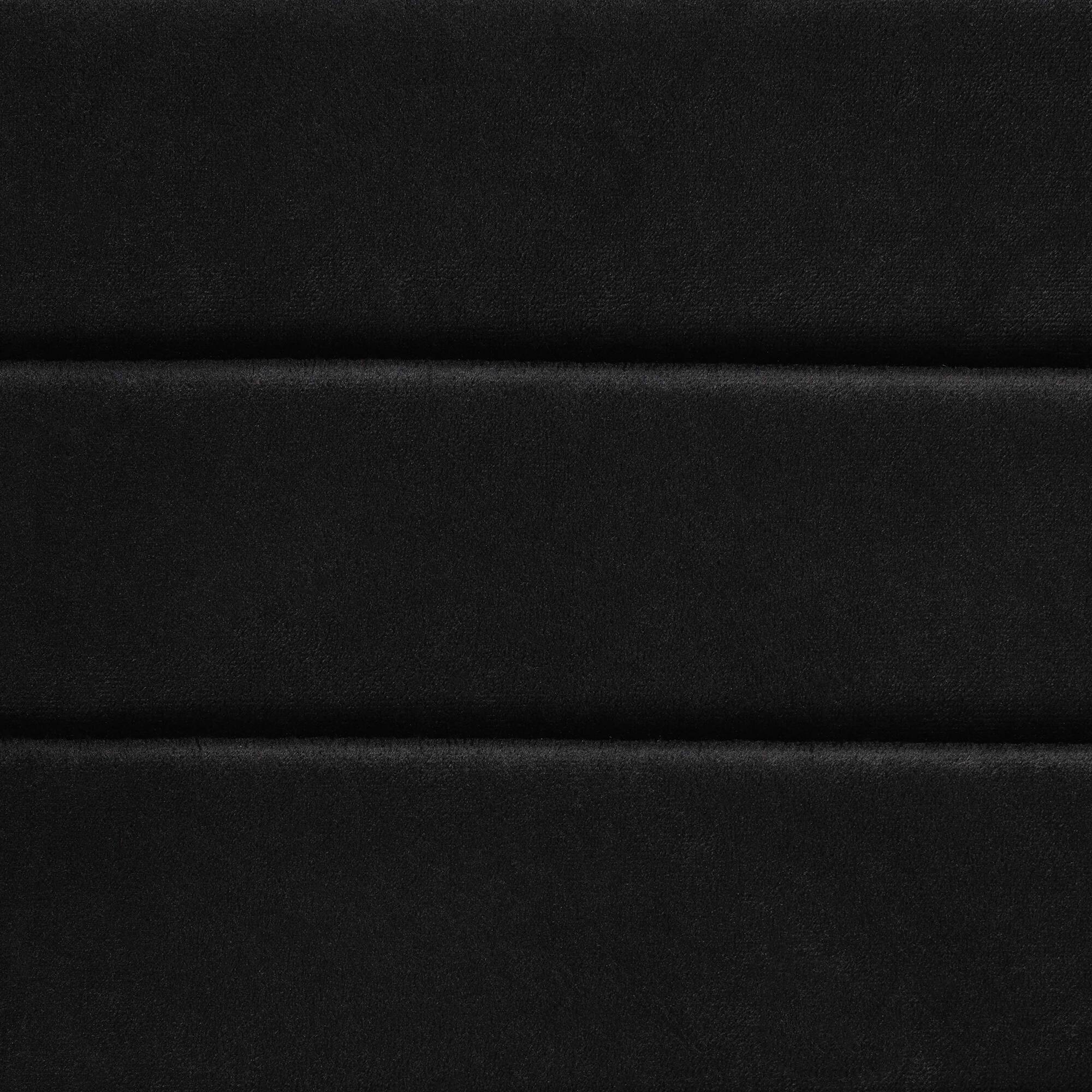 Alt View 1. Baxton Studio - Armand Glam Velvet Fabric Upholstered and Gold Finished Metal 4-Piece Dining Chair Set - Black/Gold.