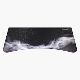 Arozzi - Full-Surface, Interchangeable, Water-Resistant, and Washable Mouse Pad with Stitched Edges - D061 ( Grey Galaxy ) - Black