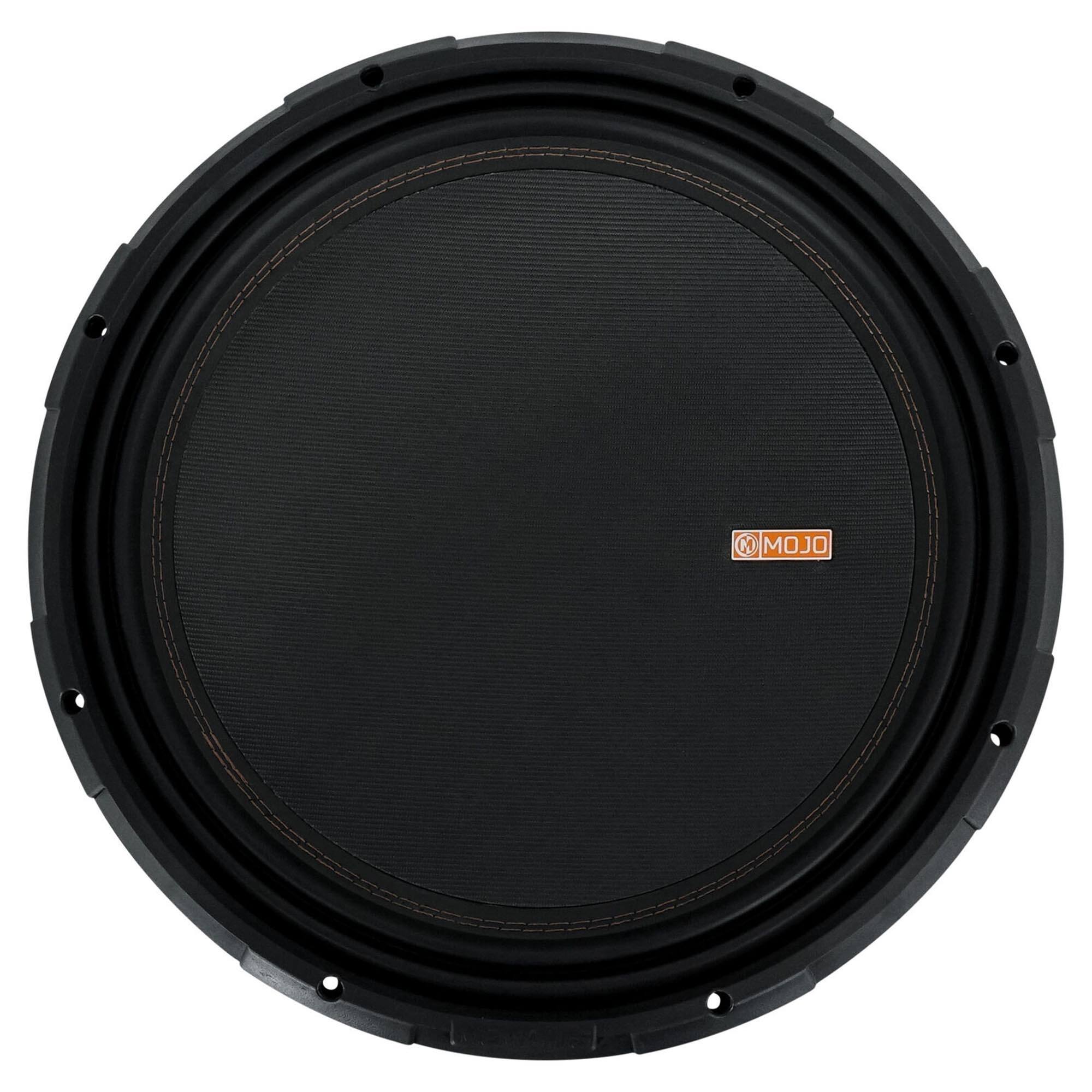 Alt View 1. Memphis Car Audio - Memphis Audio MOJO1512 MOJO 7 Series 15" component subwoofer with selectable 1- or 2-ohm impedance - Black/Gray.