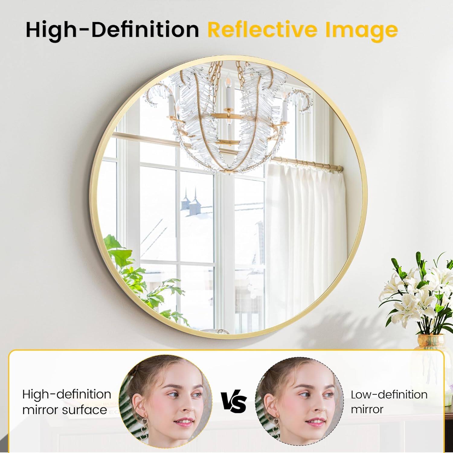 High-Definition Reflective Image

High-definition mirror surface vs Low-definition mirror