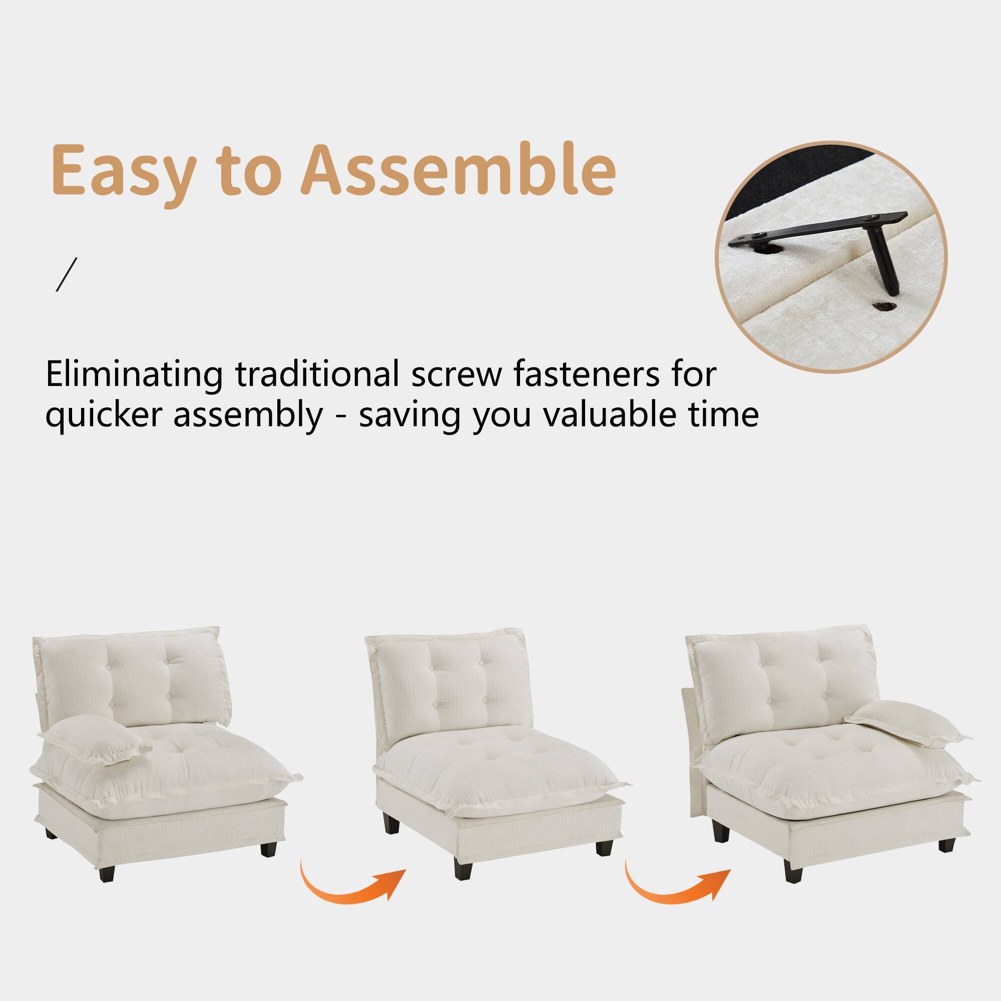 Easy to Assemble

Eliminating traditional screw fasteners for quicker assembly - saving you valuable time