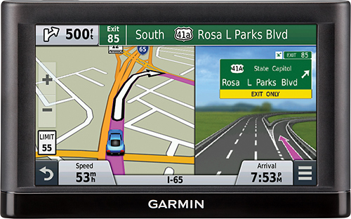 Garmin nüvi 65LM 6" Map Updates Portable GPS Black Best Buy